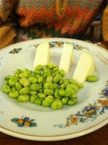 fave and pecorino
